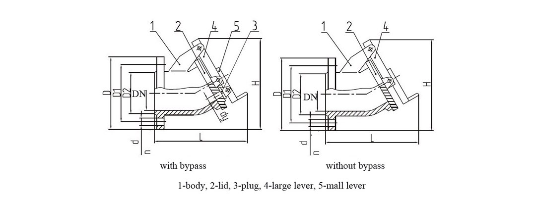 Tank clap valve XP drawings