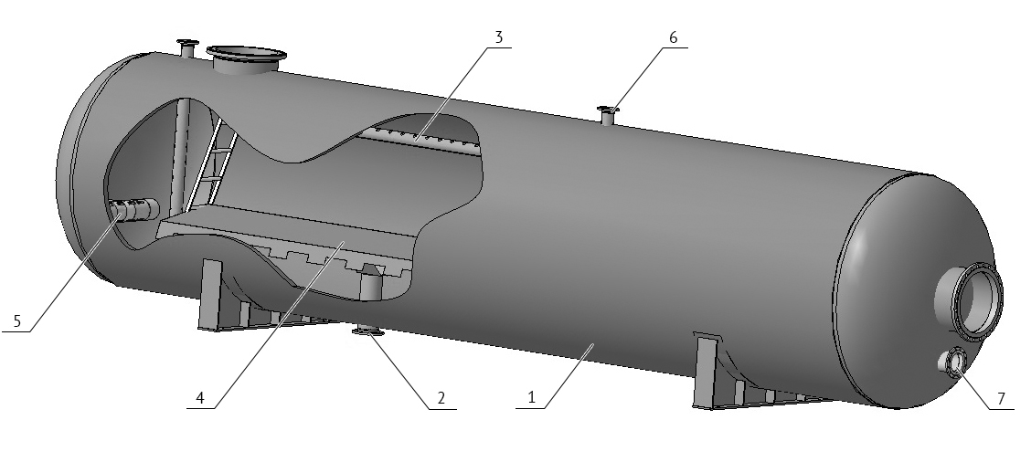 Oil dehydration tanks drawing