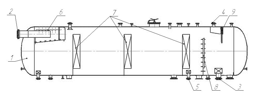 TFS-G separator drawing