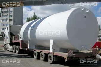 Aboveground tank delivery