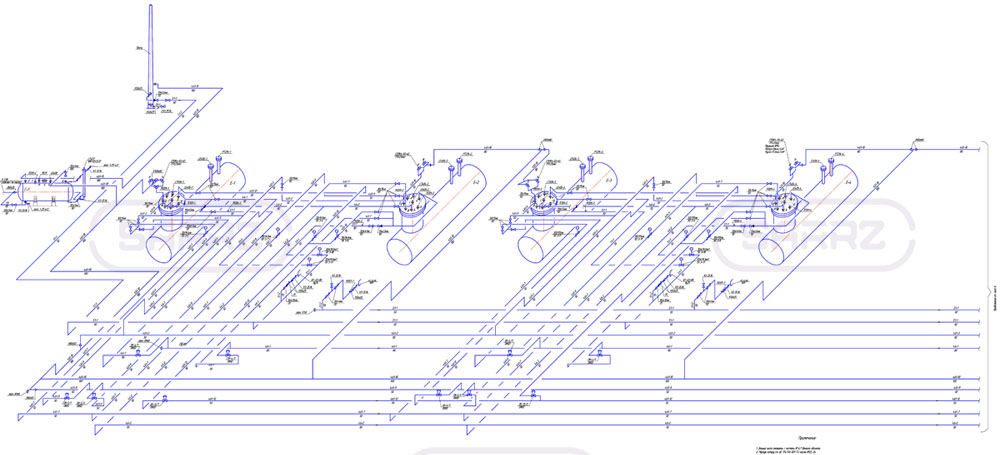 Oil and gas facility general plan