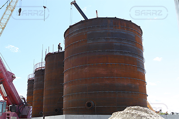Storage tank farm as a part of Soy protein concentrate production plant