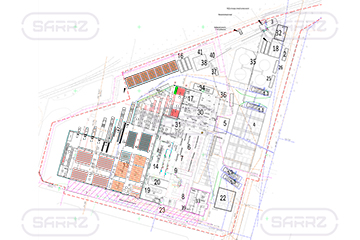 The layout of the facility