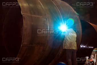 Welding while tank manufacturing