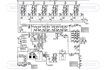 Plant layout of the boiler house in the Murmansk Region
