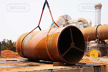 Vertical tanks delivery to the facility at the Republic of Guinea