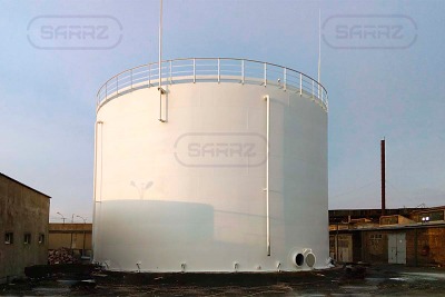 Vertical tank 3000 m3 erection in Yerevan
